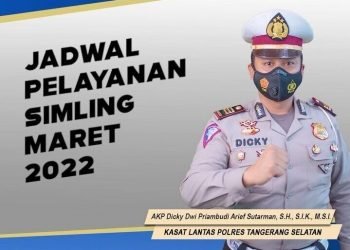 Jadwal SIM Keliling Tangsel Maret 2022