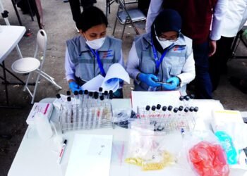 Jelang Ramadan, Dinas Ketahanan Pangan Kota Tangerang Uji Sample Ratusan Bahan Makanan Di Pasar Anyar