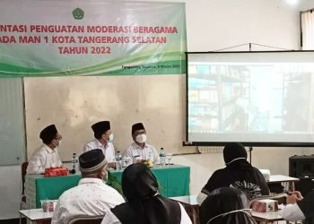 Kakanwil Kemenag Banten Berikan Orientasi Penguatan Moderasi Beragama di MAN 1 Tangsel