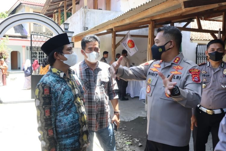 Kapolres Cilegon Polda Banten Cek Lokasi Yang Akan Dikunjungi Menteri Agama
