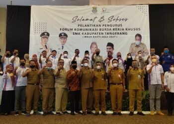 Lantik Pengurus FKBKK Kabupaten Tangerang, Kadisnaker: Minimalisir Jumlah Pengangguran