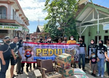 Pasca Banjir di Kota Serang, Sekolah Inspektur Polisi (SIP) tahun 2020, Salurkan Bantuan