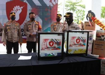 Polres Tangsel Undi Doorprize Vaksinasi Lansia Dosis 2