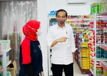 Presiden Cek Ketersediaan Minyak Goreng di Sejumlah Lokasi di Yogyakarta