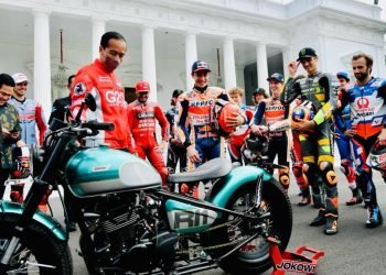 Presiden Jokowi Terima Kunjungan Pembalap MotoGP 2022