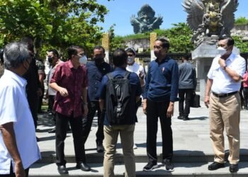 Presiden Jokowi Tinjau Kesiapan GWK Cultural Park untuk KTT G20