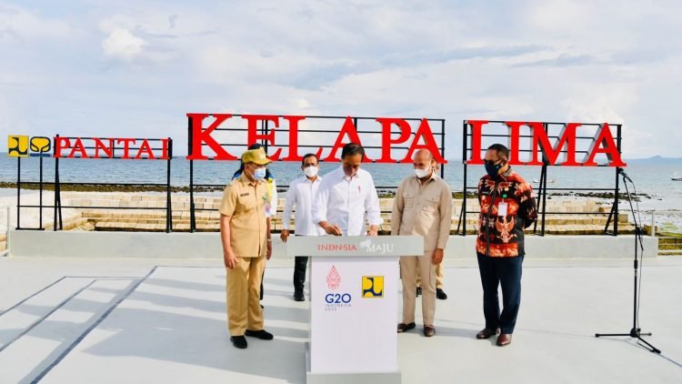 Resmikan Penataan Kawasan Kota Kupang, Presiden: Pengunjung Makin Nyaman Datang ke NTT