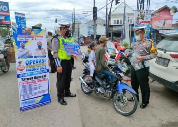 Sat Lantas Polres Serang laksanakan Operasi Keselamatan Maung 2022