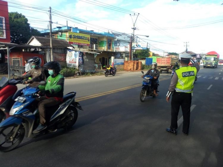 Sat Lantas Polres Serang laksanakan pengaturan Lalulintas jalur wisata