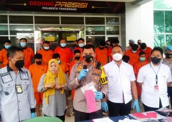 Sita 103 Sepeda Motor, Puluhan Maling Curanmor Diciduk Polresta Tangerang 