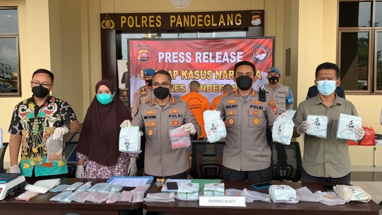 Terus Bekerja di Lapangan, Polda Banten dan Polres Pandeglang Kembali Sita Skala Besar Narkoba
