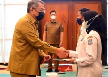 Wali Kota Benyamin Lantik 33 P3K