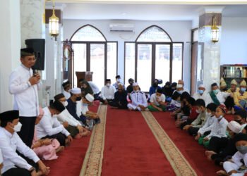 Hadiri Gema Ramadan di Masjid Al Muhajirin, Sachrudin: Puasa Diisi dengan Kegiatan Positif