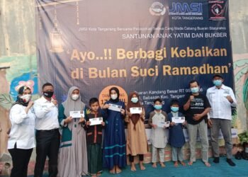 JMSI Kota Tangerang Bersama Padepokan SCM  Gelar Santunan Anak Yatim