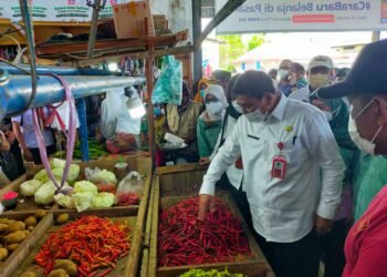 Jelang Idul Fitri 1443, Sekda Kabupaten Tangerang Pantau Harga Sembako 