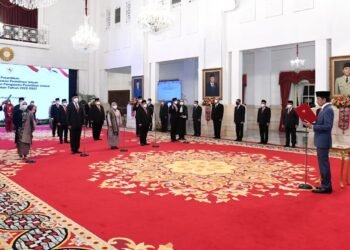 Presiden Jokowi Lantik Anggota KPU dan Bawaslu Masa Jabatan 2022-2027