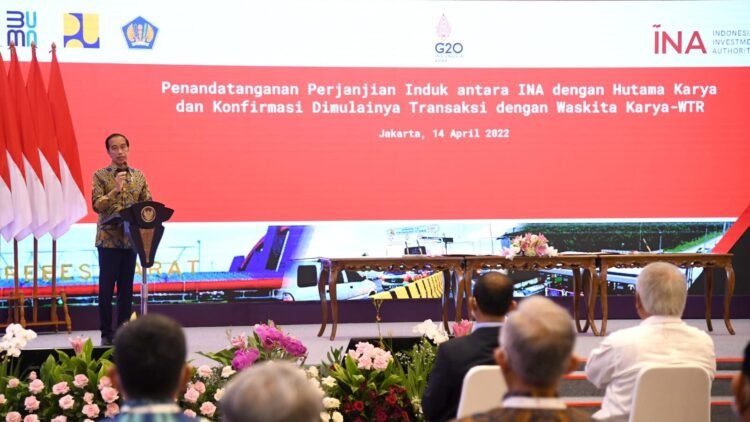 Presiden Sambut Baik Kerja Sama Investasi INA dengan Hutama Karya dan Waskita Karya