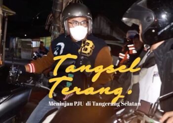 Dini Hari Keliling Tangsel Naik Motor, Pilar Saga Ichsan Sebut Tahun Ini Tangsel Akan Pasang 1.700 Titik PJU Baru