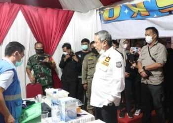 Wali Kota Tangsel Benyamin Davnie Lakukan Pengecekan dan Pemantauan Pos Keamanan Hari Raya Idul Fitri