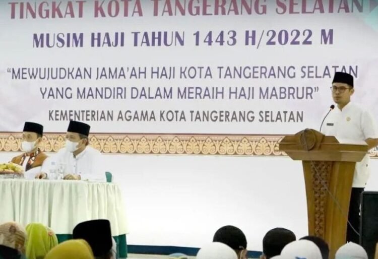 Wakil Wali Kota Tangsel Pilar Saga Ichsan Buka Bimbingan Manasik Haji