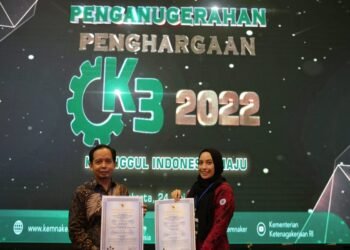 28 Unit Usaha dan Mitra Pemasok APP Sinar Mas Raih Penghargaan Manajemen K3 Dari Kemnaker