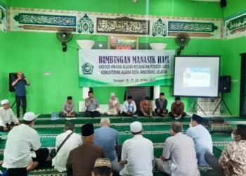 93 Calon Jemaah Haji Asal Pondok Aren Ikuti Bimbingan Manasik di Masjid Ar-Rayhan