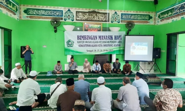 93 Calon Jemaah Haji Asal Pondok Aren Ikuti Bimbingan Manasik di Masjid Ar-Rayhan
