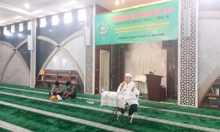 182 Calon Jemaah Haji Kecamatan Pamulang Ikuti Bimbingan Manasik