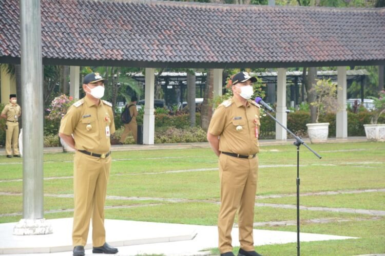 Bupati Pimpin Apel Pagi Hari Pertama Masuk Kerja Usai Cuti Bersama