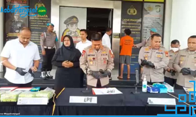 Polres Tangsel Tangkap 1 Pelaku Spesialis Pencuri Rumah Kosong dan 2 Pelaku Peredaran Narkoba