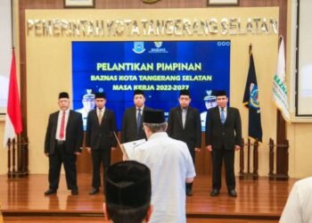 Mohammad Subhan Dilantik Jadi Ketua Baznas Tangsel Periode 2022-2027