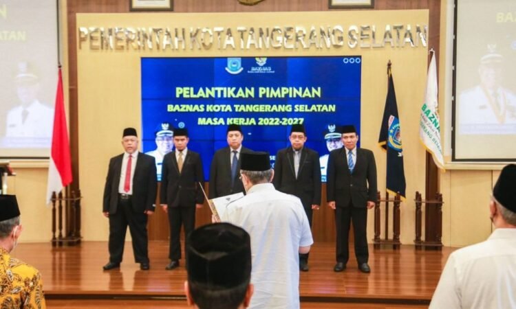 Mohammad Subhan Dilantik Jadi Ketua Baznas Tangsel Periode 2022-2027