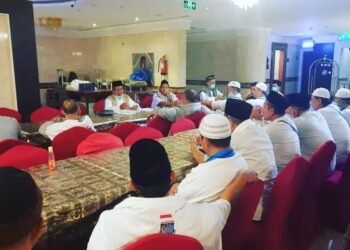 Jemaah Haji Kloter 12 JKG Asal Tangsel Siap Menuju Mekah