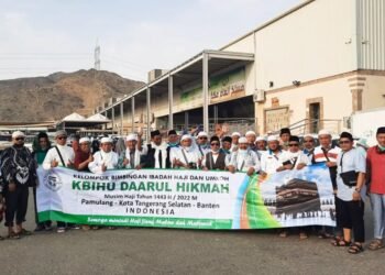 Jemaah Haji KBIHU Darul Hikmah Pamulang Membayar Dam