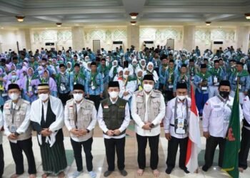 389 Calon Jemaah Haji Asal Kabupaten Tangerang Diberangkatkan