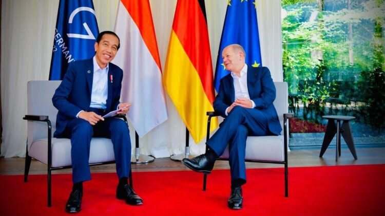 Bertemu Kanselir Jerman, Presiden Jokowi Bahas Penguatan Kerja Sama Ekonomi