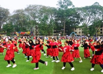 Diikuti Ratusan Penari, Flashmob Eschoda Management Tarik Perhatian Warga