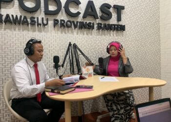 Jelang Pemilu 2024, Polda Banten Bersama Bawaslu Gelar Podcast
