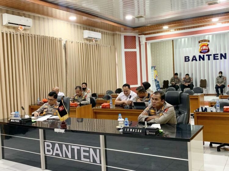 Polda Banten Ikuti Rapat Penanganan PMK di Pimpinan Menko Marves