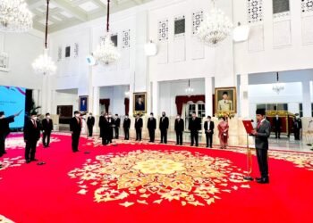 Presiden Jokowi Lantik Dua Menteri dan Tiga Wakil Menteri Baru Kabinet Indonesia Maju