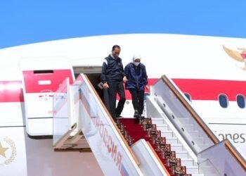 Presiden Jokowi Tiba di Moskow