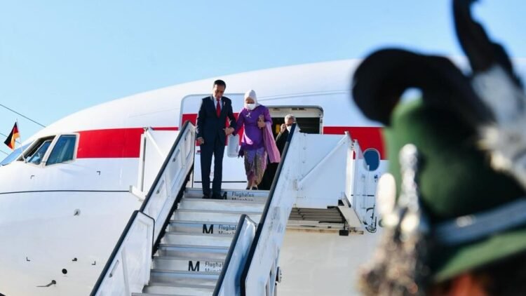 Presiden Jokowi dan Ibu Iriana Tiba di Munich