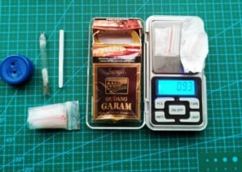 Satu Klip Sabu Ditemukan di Pos Satpam PT. Kum-Kang Tech Indonesia