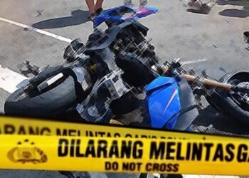 Sopir Mengantuk, Minibus Seruduk Tiga Sepeda Motor di Kawasan Bandara Soekarno-Hatta