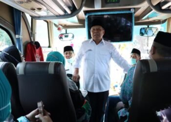 Wali Kota Benyamin Sambut Kepulangan Jemaah Haji Kloter 12/JKG Asal Tangsel