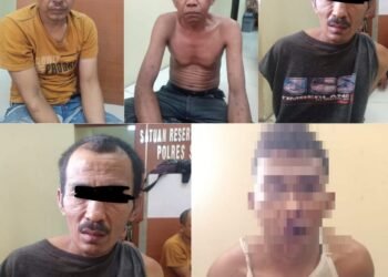 5 Pelaku Pencurian Hewan Kerbau Diciduk Satreskrim Polres Serang