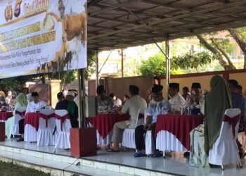 Bentuk Toleransi Kepada Sesama,Dirpolairud Polda Banten Hadiri Pelaksanaan Hari Raya Idul Adha di Polda Banten