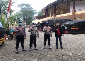 Bidpropam Polda Banten Amankan Gladi Bersih Upacara Hari Bhayangkara Ke-76