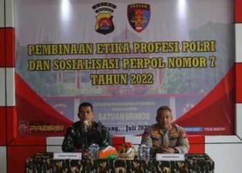 Bidpropam Polda Banten Gelar Pembinaan Etika Profesi Polri kepada Personel Satbrimob Polda Banten