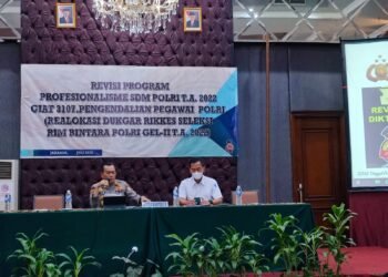 Birorena dan Biddokes Polda Banten Hadiri Rapat Revisi Anggaran Rikkes Seleksi Penerimaan Bintara Polri Gelombang II Tahun Anggaran 2022